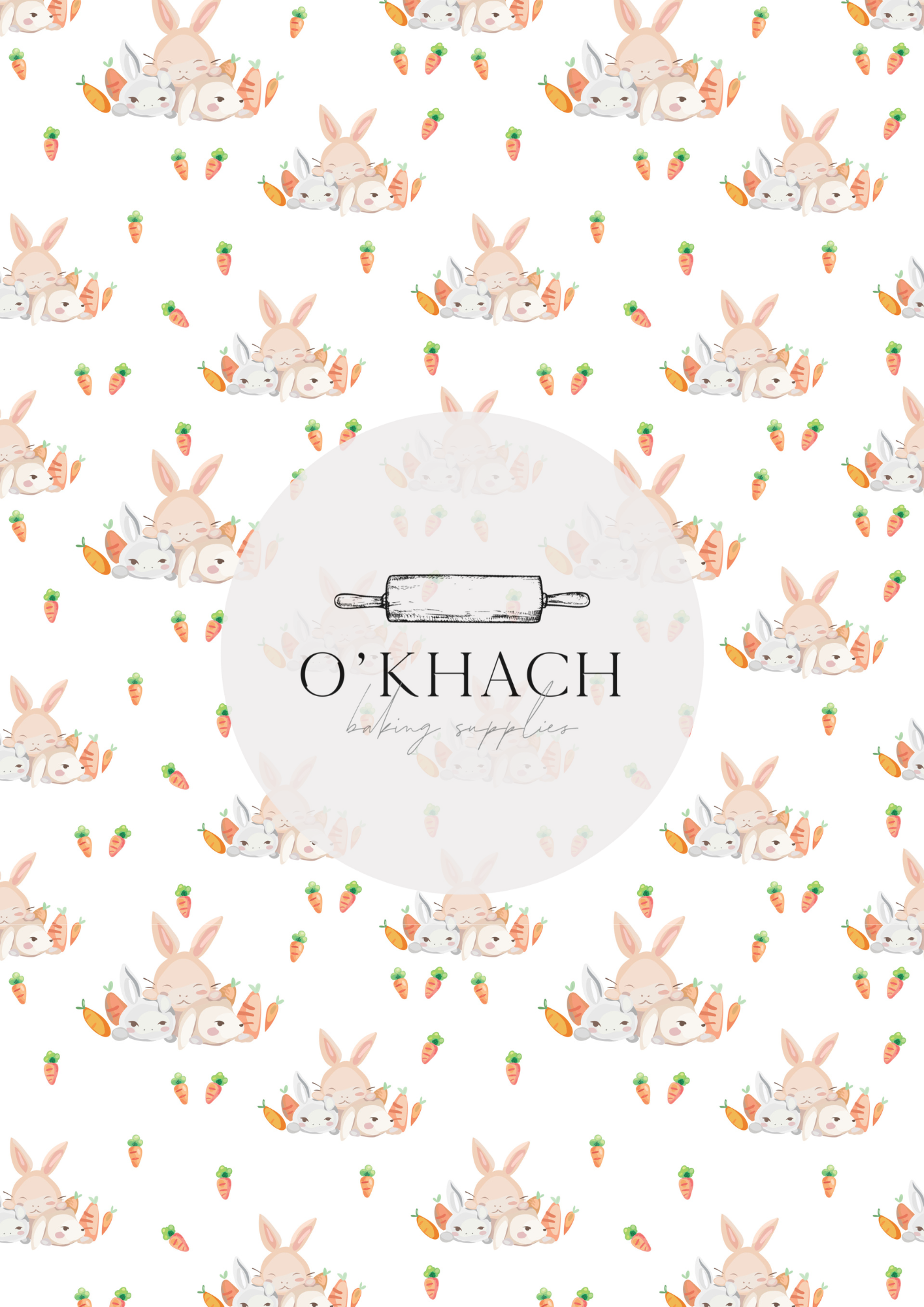 The Easter Hunt Pattern No.3 | Edible Image | DIGITAL DOWNLOAD - Premium Edible Image from O'Khach Baking Supplies - Just $6.99! Shop now at O'Khach Baking Supplies