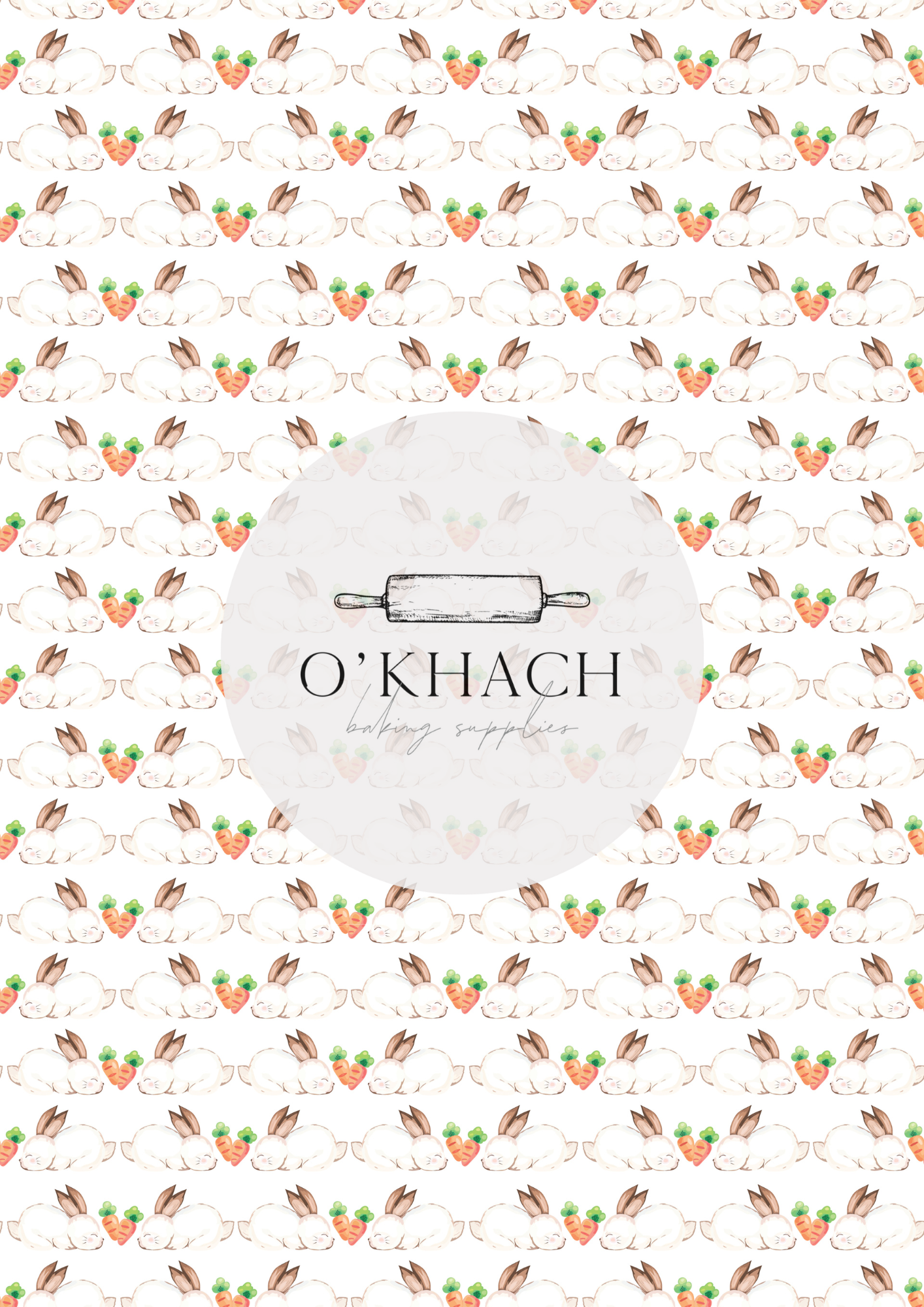 The Easter Hunt Pattern No.7 | Edible Image | DIGITAL DOWNLOAD - Premium Edible Image from O'Khach Baking Supplies - Just $6.99! Shop now at O'Khach Baking Supplies