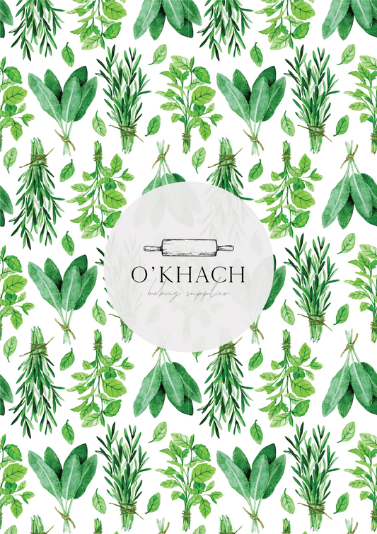 Tropical Watercolour Pattern No.10 - Edible Image - Premium Edible Image from O'Khach Baking Supplies - Just $16.99! Shop now at O'Khach Baking Supplies