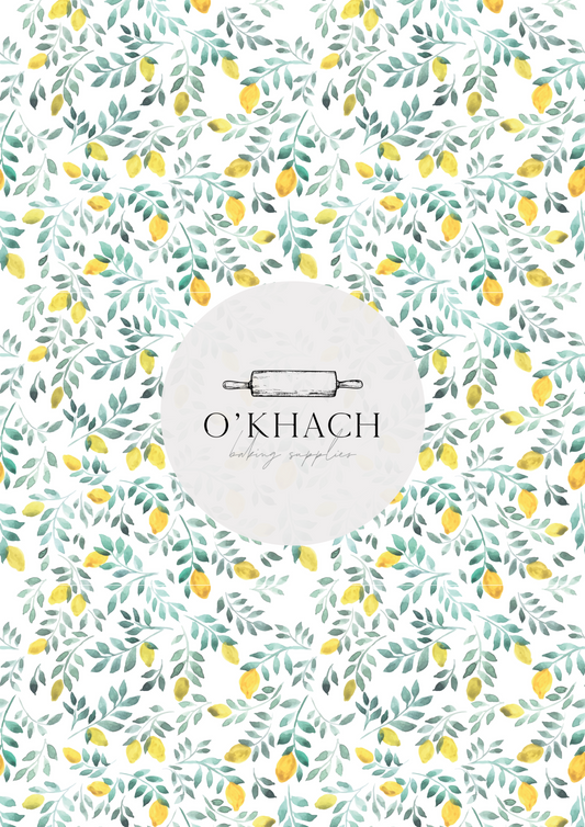 Tropical Watercolour Pattern No.35 - Edible Image - Premium Edible Image from O'Khach Baking Supplies - Just $16.99! Shop now at O'Khach Baking Supplies