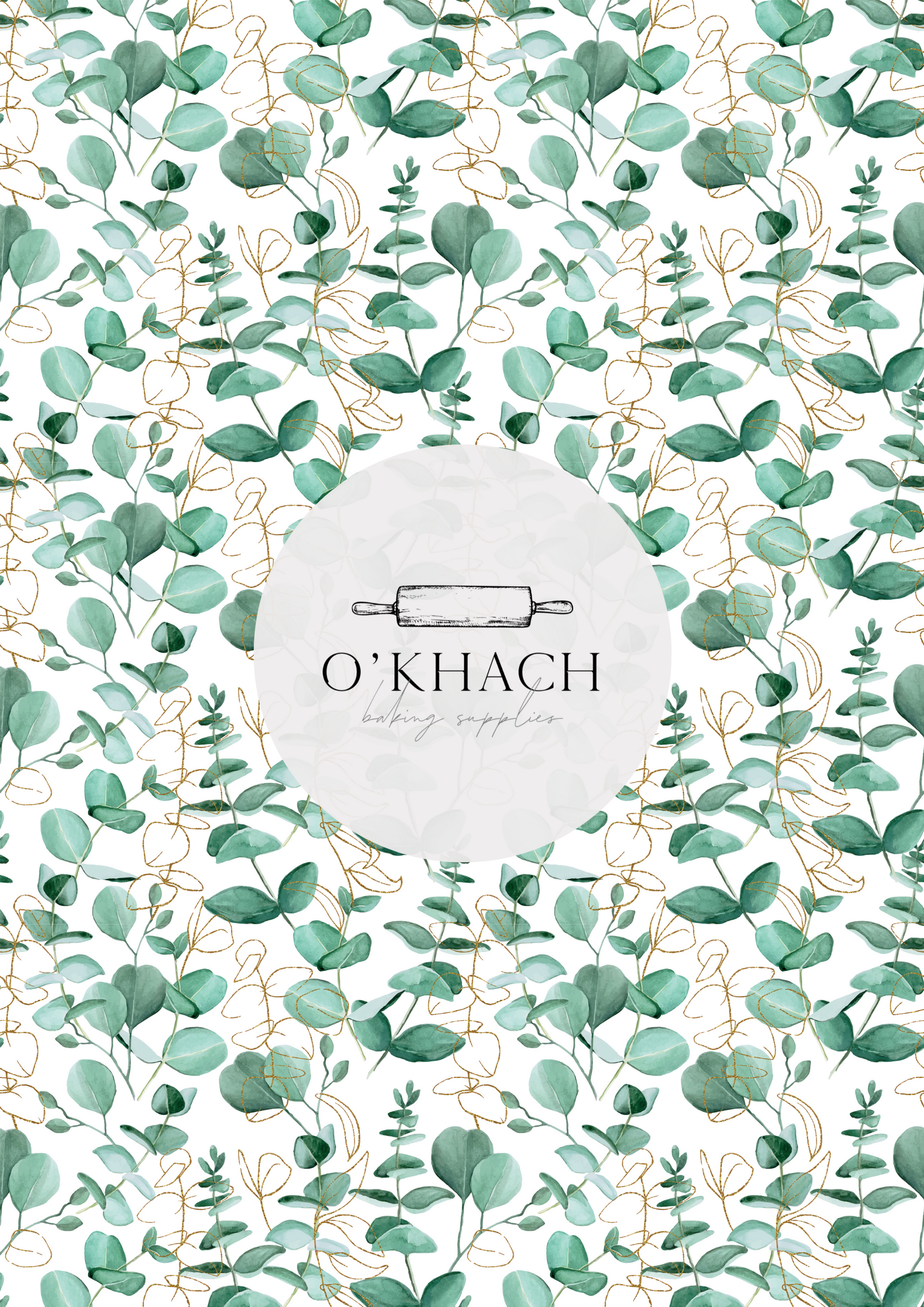 Tropical Watercolour Pattern No.48 - Edible Image - Premium Edible Image from O'Khach Baking Supplies - Just $16.99! Shop now at O'Khach Baking Supplies